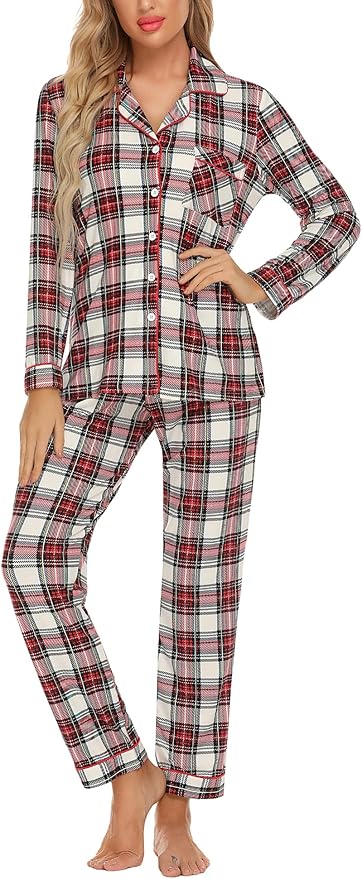 Women's Pants Pajama Set - Long Sleeve - 2 Piece
