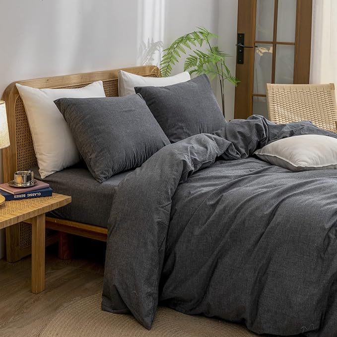 Linen Duvet Cover Set - Twin XL - 2 Piece