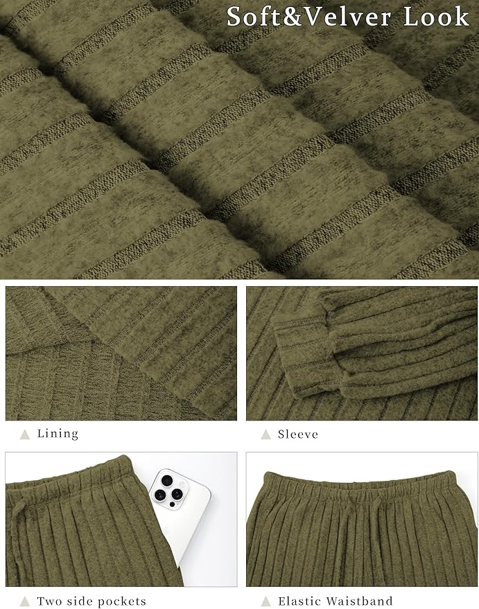 Women's Pants Pajama Set - Long Sleeve - 2 Piece