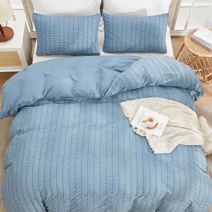 Microfiber Duvet Cover Set - King - 104 x 98 in - 3 Piece