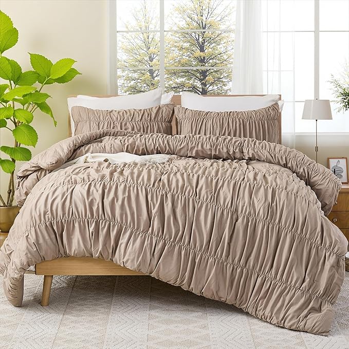 100% Cotton Comforter Set - King - 3 Piece