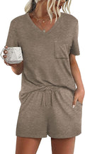 Women's Pajama Set - Short Sleeve - 2 Piece