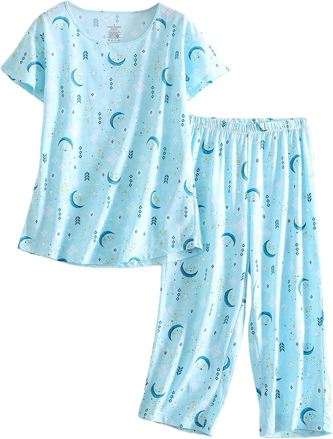 Women's Capri Pajama Set - 2 Piece