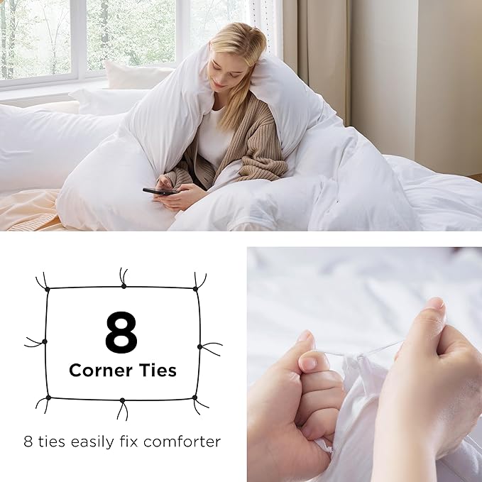 Duvet Cover Set - Full - 80 x 90 in - 3 Piece