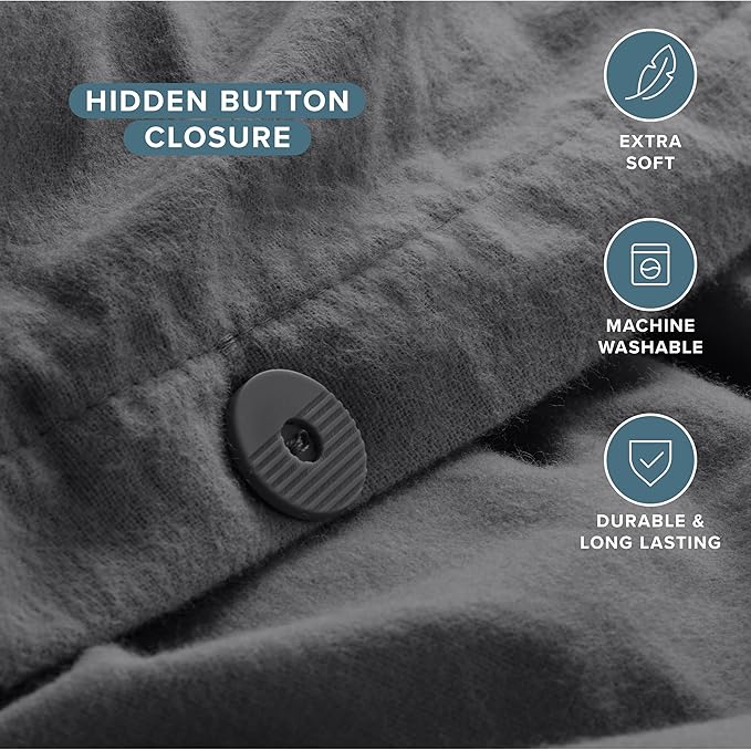 100% Cotton Duvet Cover Set - King
