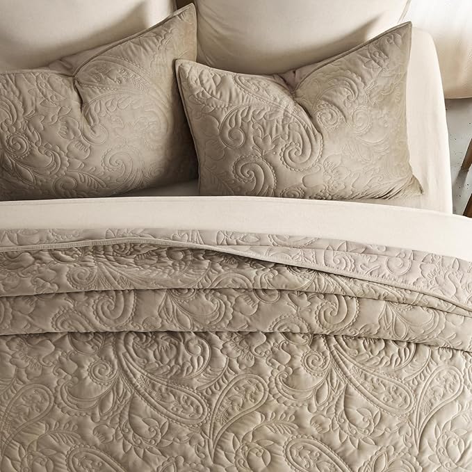 Velvet Quilt Set - King - 3 Piece