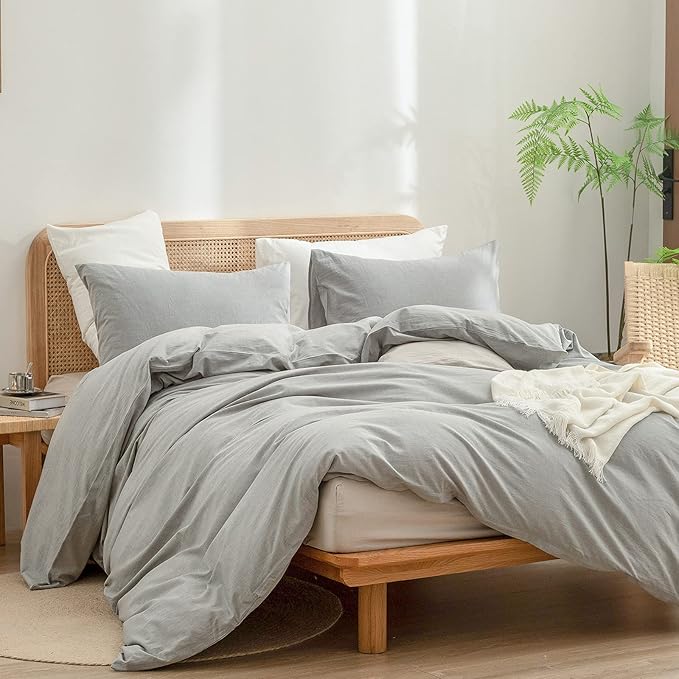 Linen Duvet Cover Set - Twin XL - 2 Piece