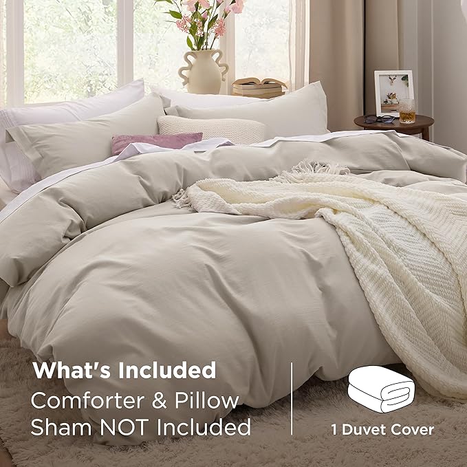 Linen Duvet Cover Set - Twin - 68 x 90 in