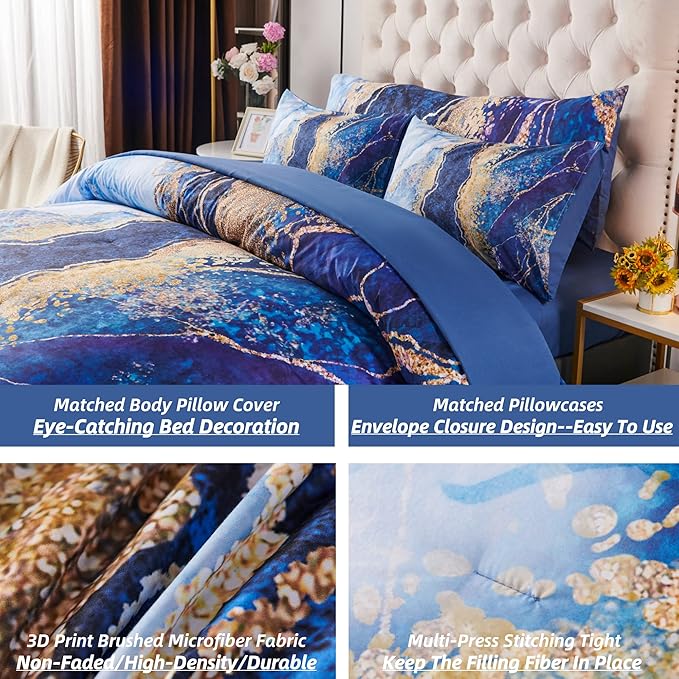 Comforter Set - Full - 6 Piece