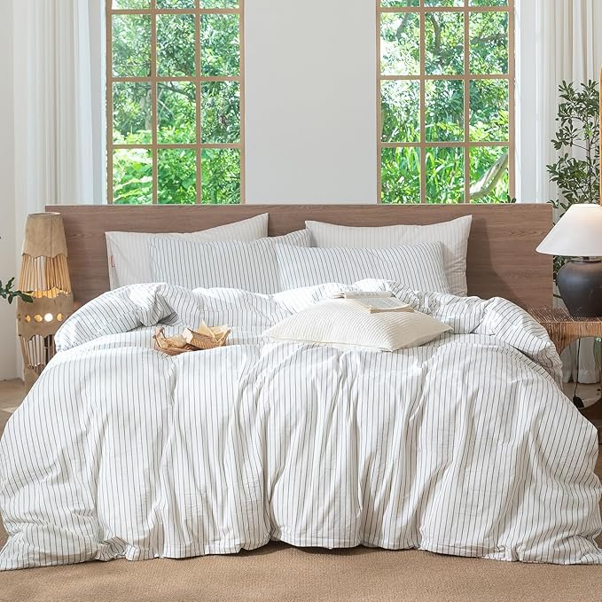 Linen Duvet Cover Set - Queen