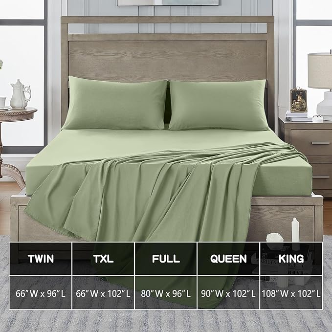 Microfiber Flat Sheet - Twin