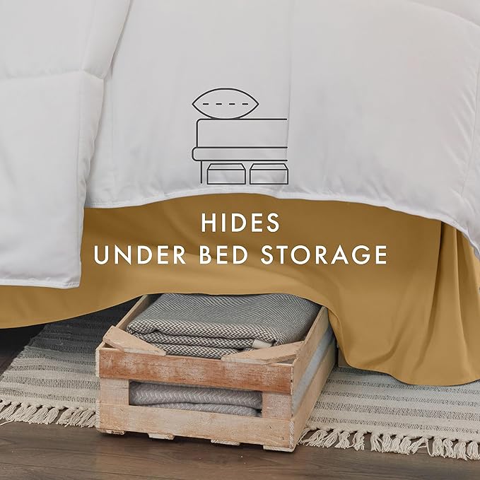 Linen Bed Skirt - King