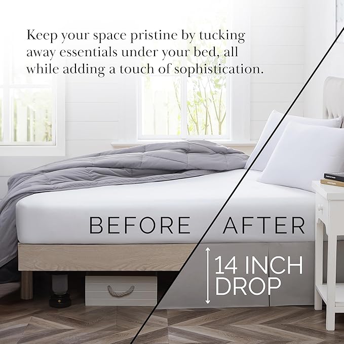 Bed Skirt - Full - 14 in Drop