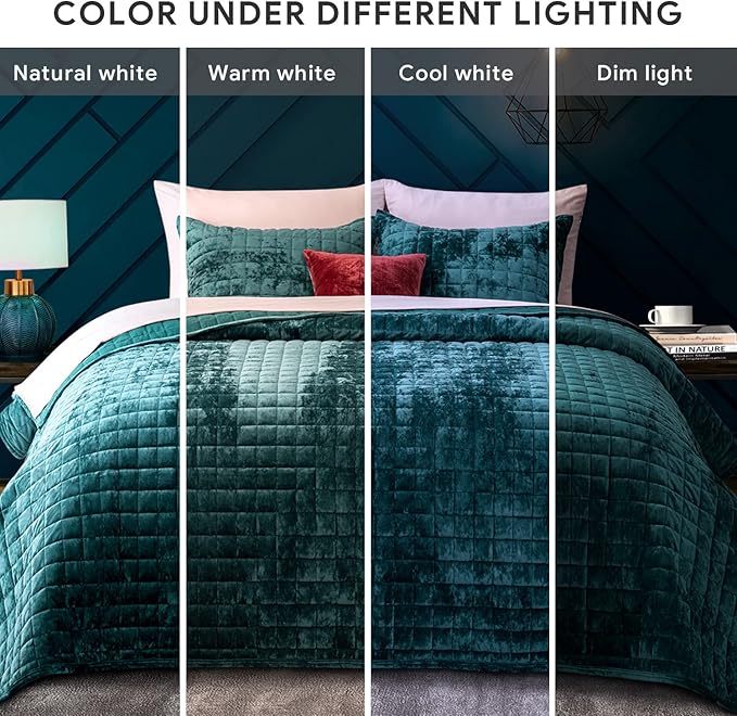 Velvet Quilt Set - Queen