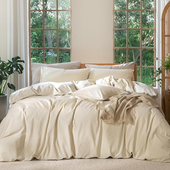 Linen Duvet Cover Set - Queen