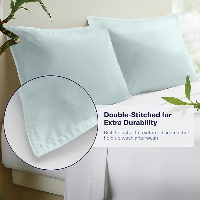Bamboo Cooling Pillowcase Set - King - 2 Piece