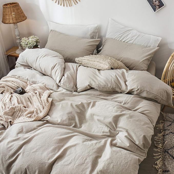 Linen Duvet Cover Set - King