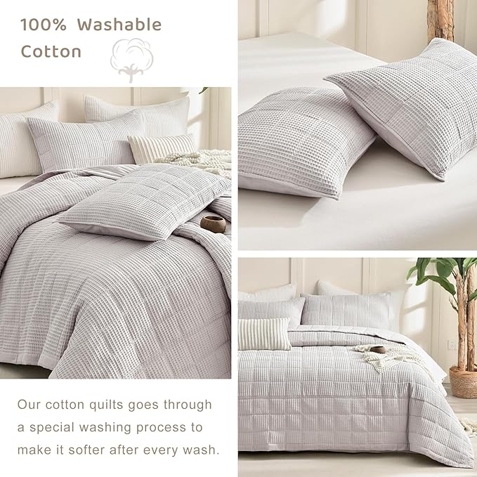 Quilt Set - King - 3 Piece