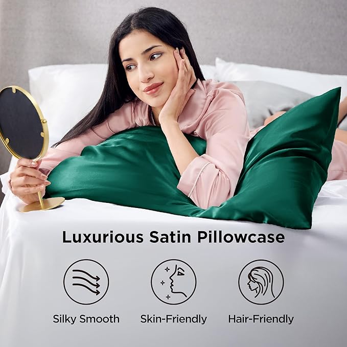 Satin Pillowcase Set - Standard - 20 x 26 in - 2 Piece