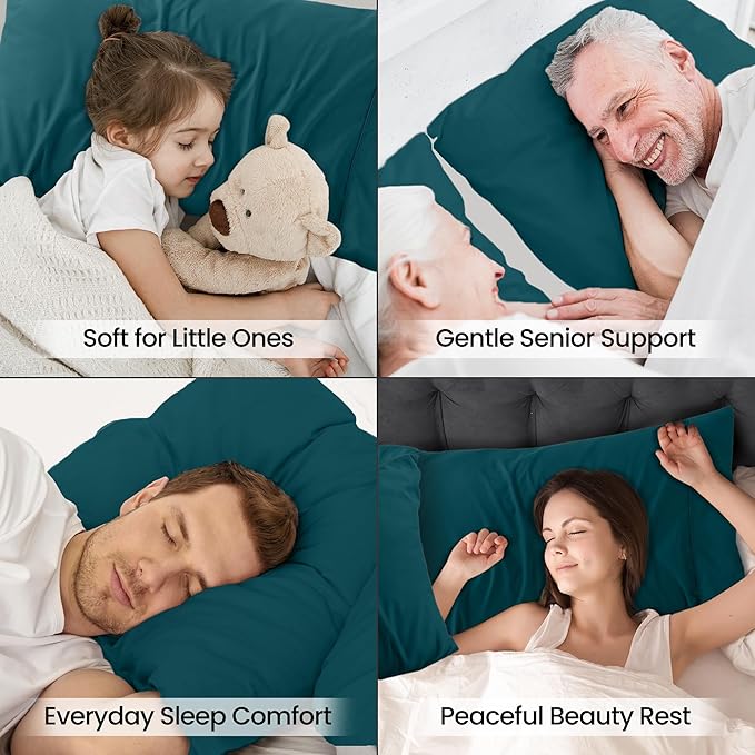 Microfiber Pillowcase Set - Queen - 20 x 30 in - 2 Pack