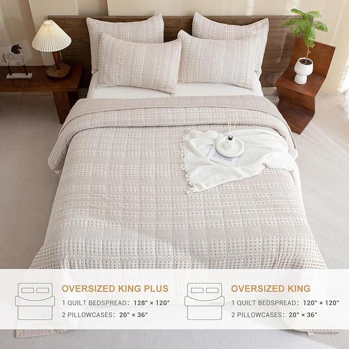 Quilt Set - King - 3 Piece