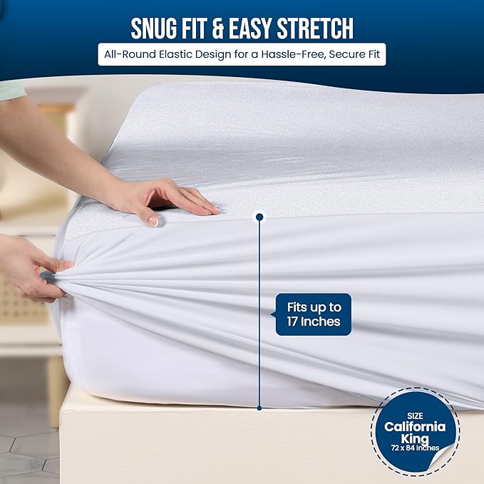 Waterproof Mattress Protector - California King