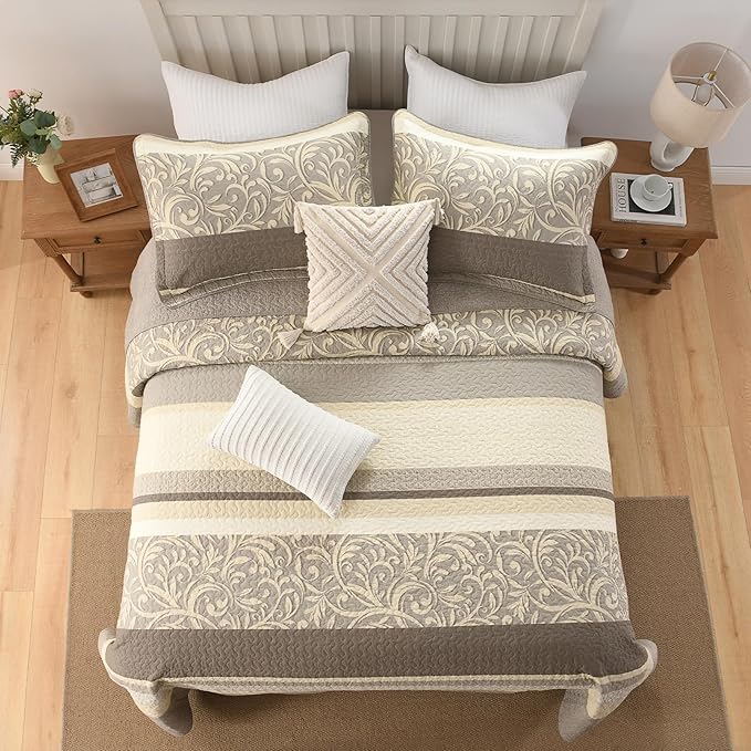 100% Cotton Bedding Set - King - 3 Piece