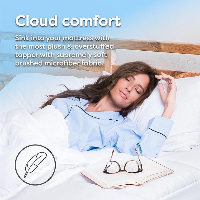 Down Alternative Hypoallergenic Mattress Topper - King