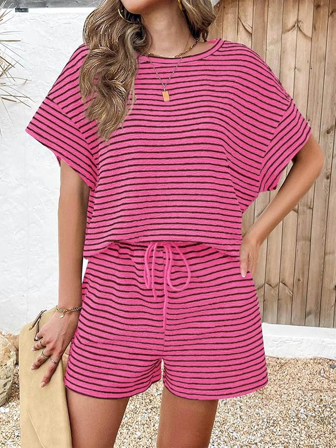 Shorts Pajama Set - Short Sleeve - 2 Piece