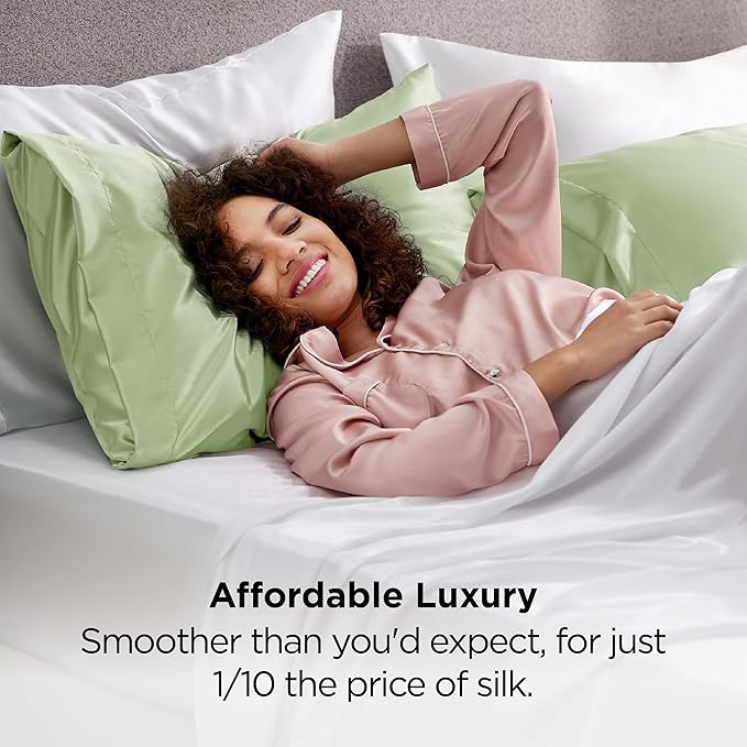 Satin Pillowcase Set - Queen - 20 x 30 in - 2 Piece