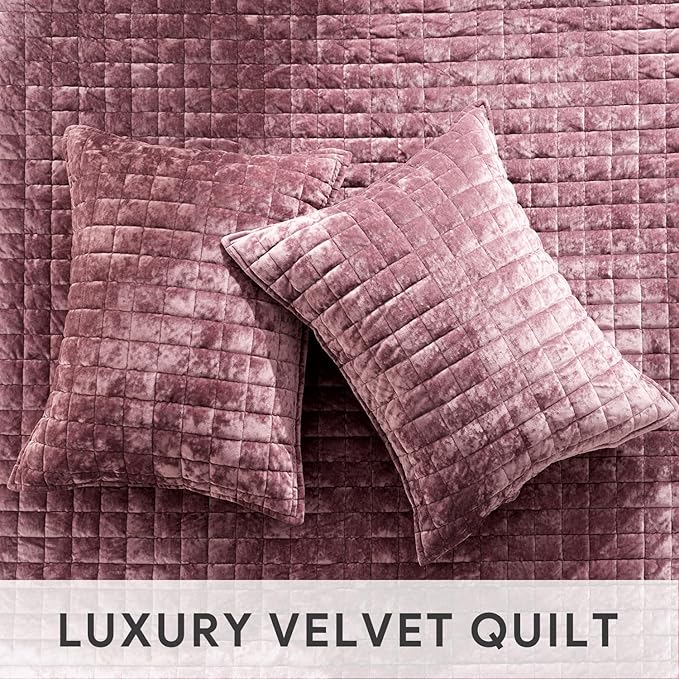 Velvet Quilt Set - Queen