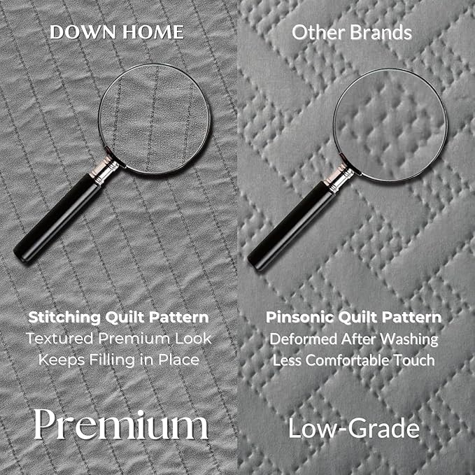Microfiber Quilt Set - Twin