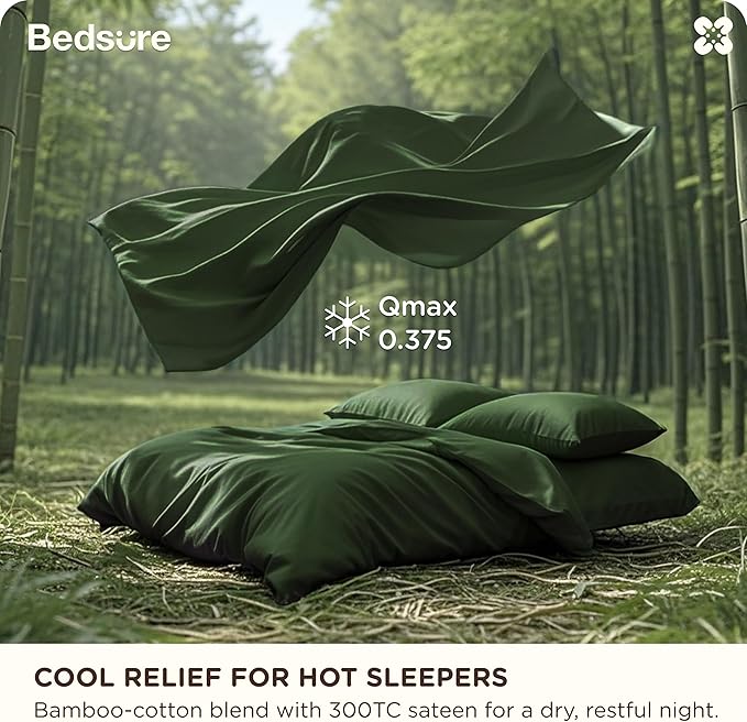 Bamboo Cooling Duvet Cover Set - Queen