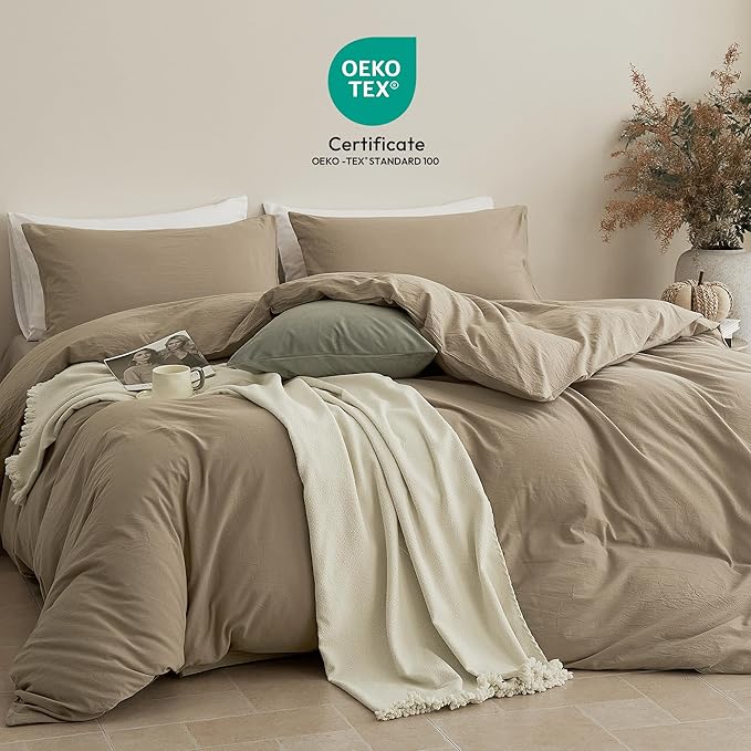 Linen Duvet Cover Set - Queen