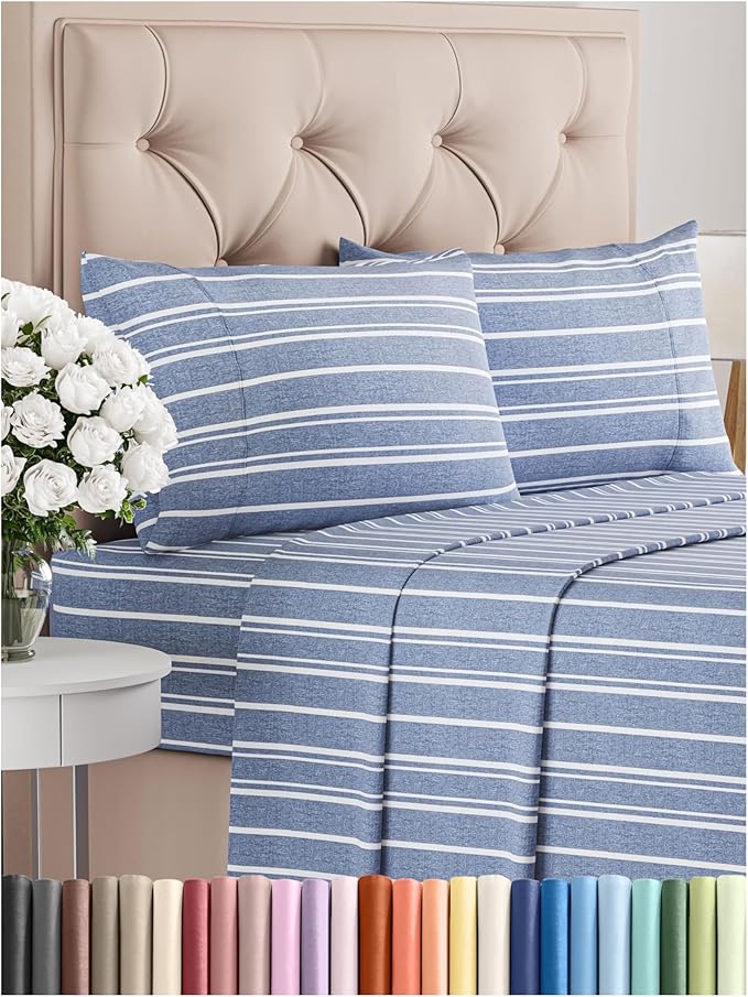 Cooling Bed Sheet Set - King - 4 Piece