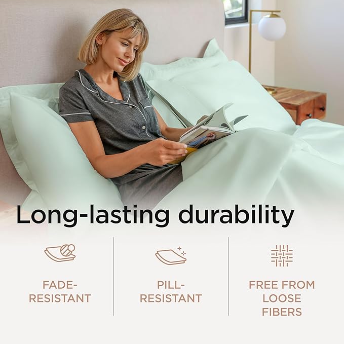 Cooling Bed Sheet Set - Queen - 4 Piece