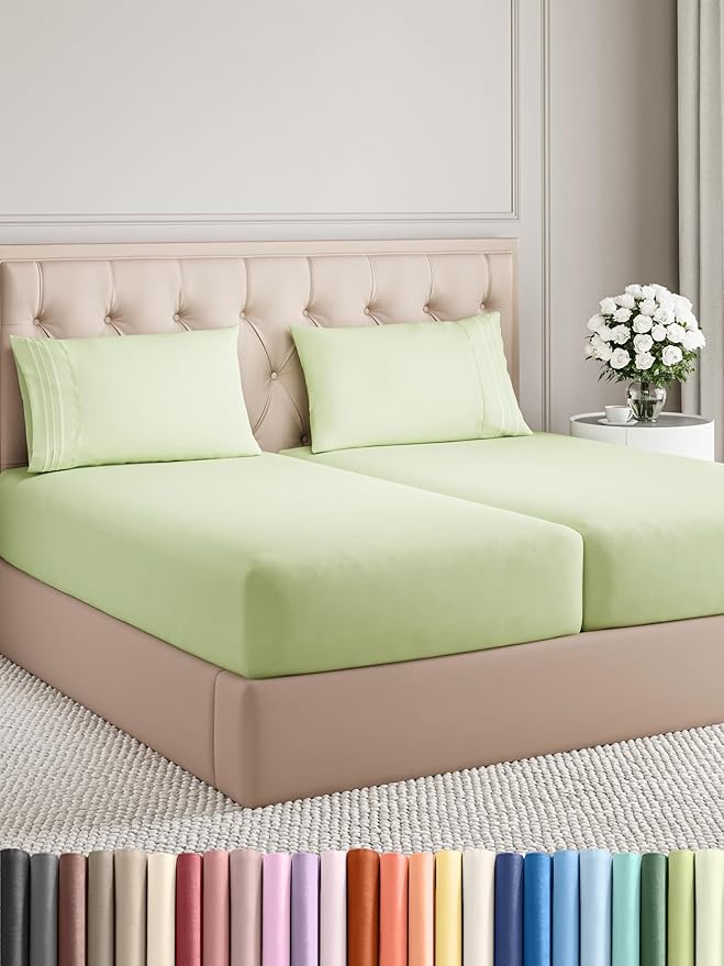Cooling Bed Sheet Set - Split King - 5 Piece