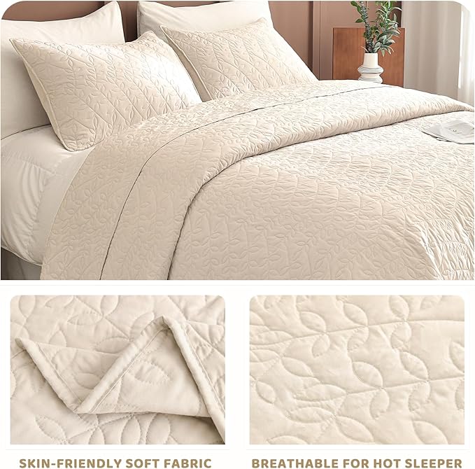 100% Cotton Bedding Set - California King - 3 Piece