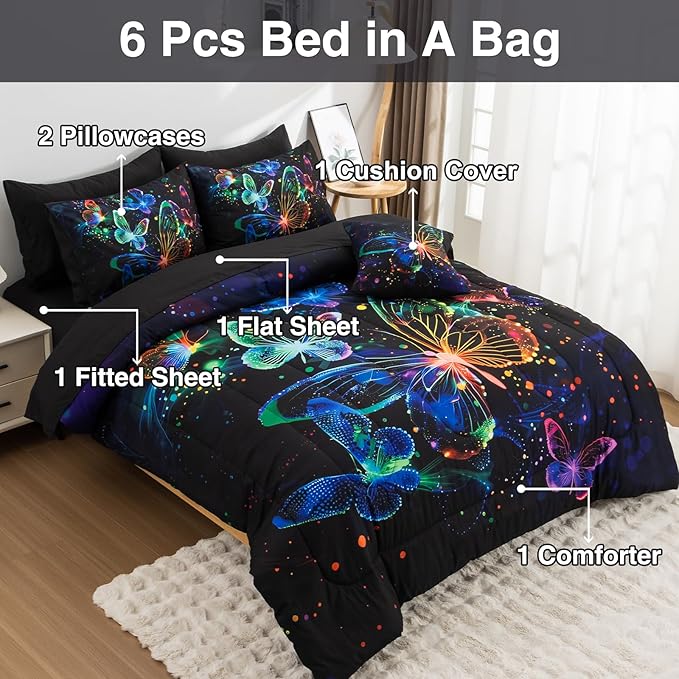 Comforter Set - Twin - 6 Piece
