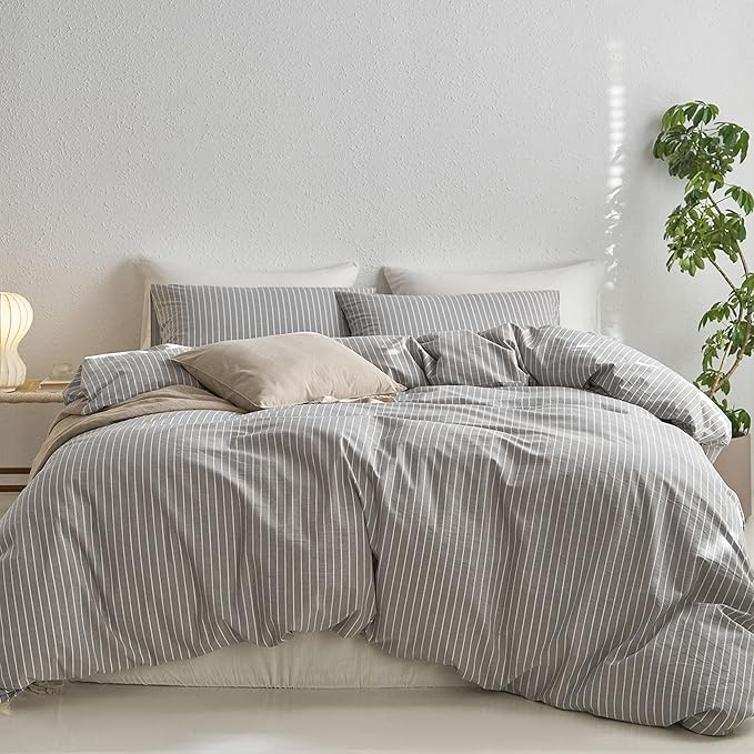 Linen Duvet Cover Set - Queen