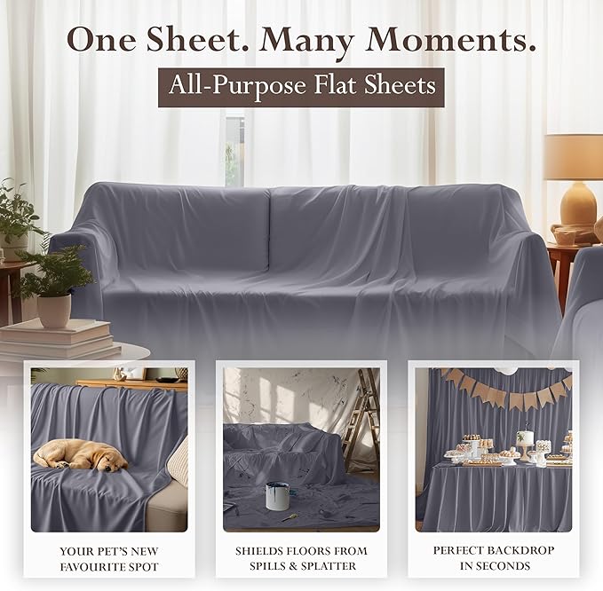 Microfiber Flat Sheet - Full
