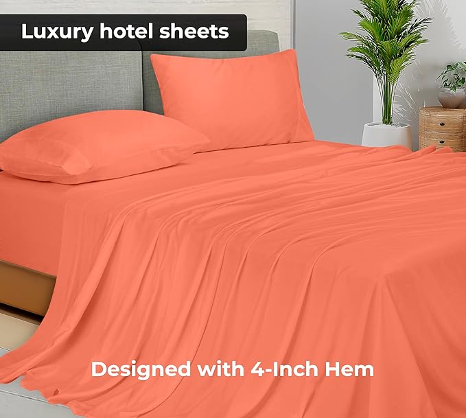 Microfiber Flat Sheet - King - 2 Pack