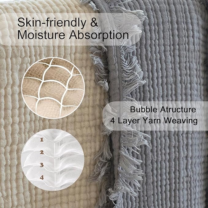 100% Cotton Blanket - Queen