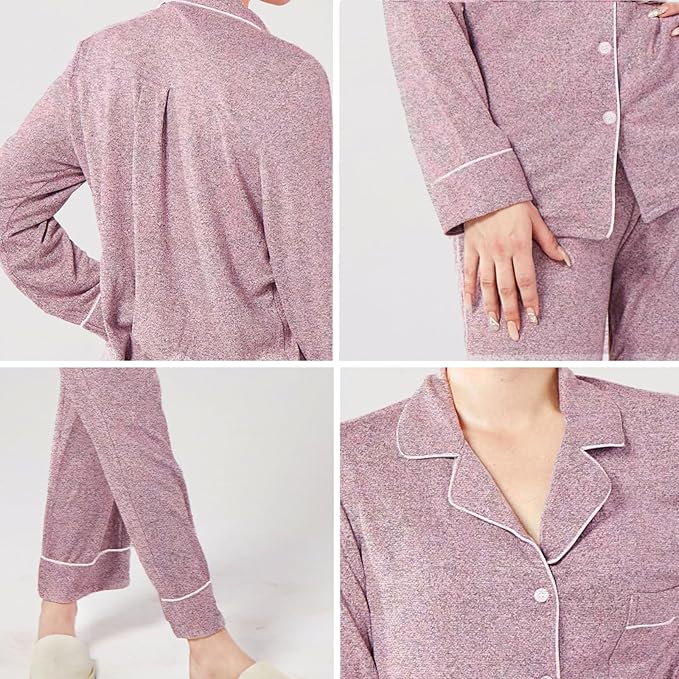 Women's Pajama Set - Long Sleeve - 2 Piece