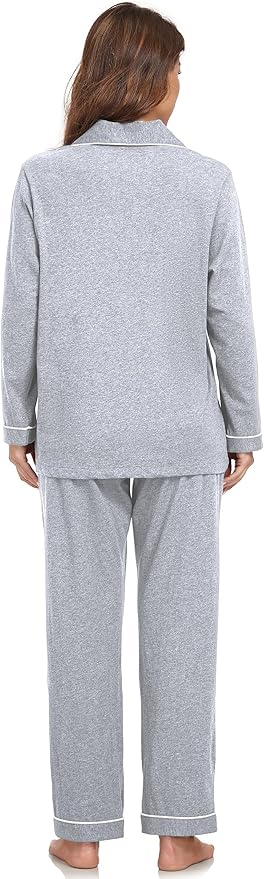 100% Cotton Pants Pajama Set - Long Sleeve - 2 Piece