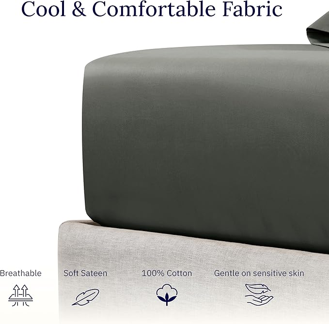100% Cotton Fitted Sheet - Full