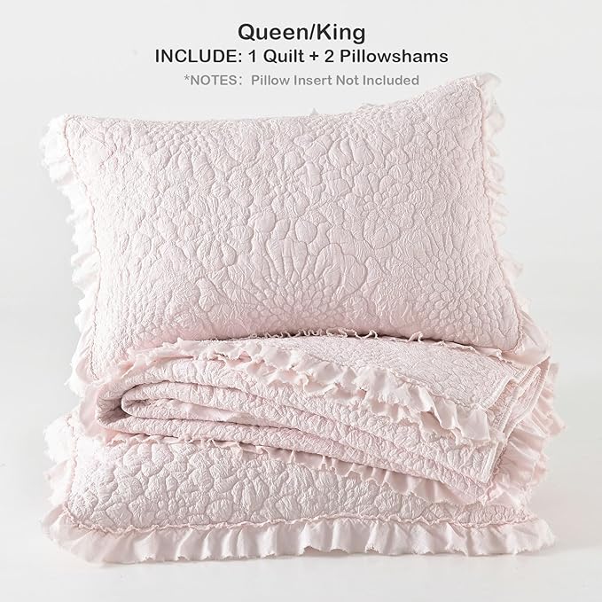 Microfiber Quilt Set - Queen - 3 Piece