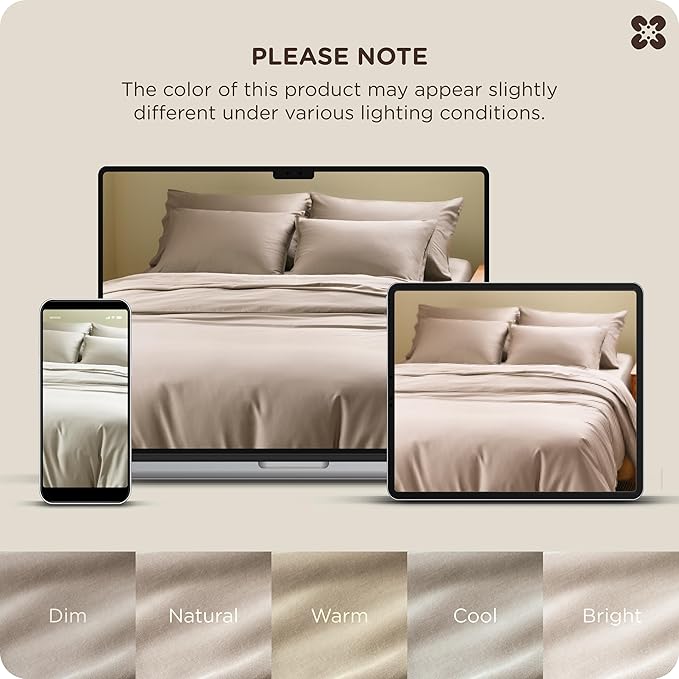 Bamboo Cooling Duvet Cover Set - Queen