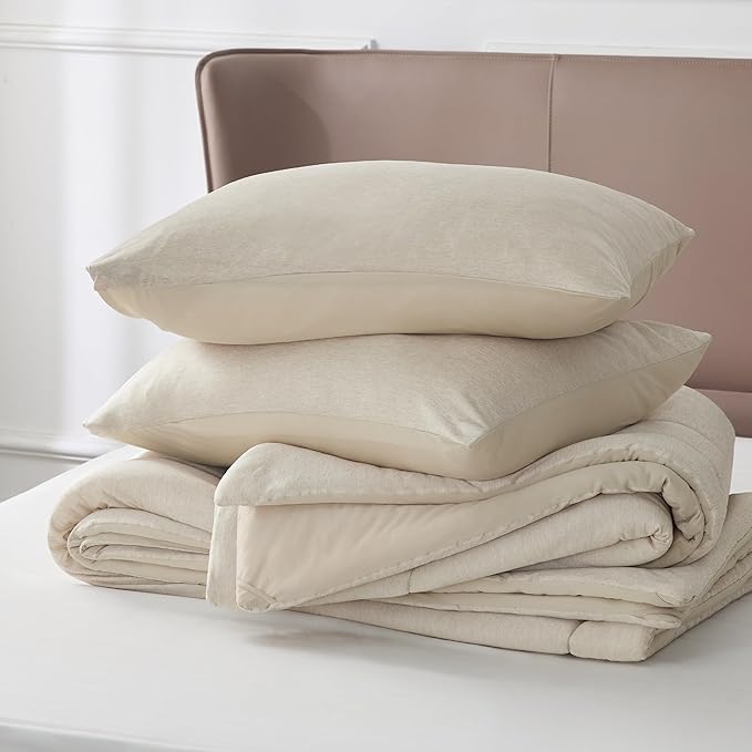 Linen Cooling Comforter Set - Queen - 3 Piece
