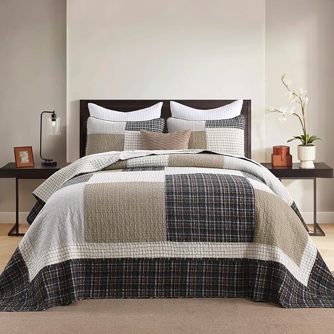 100% Cotton Bedding Set - California King - 3 Piece